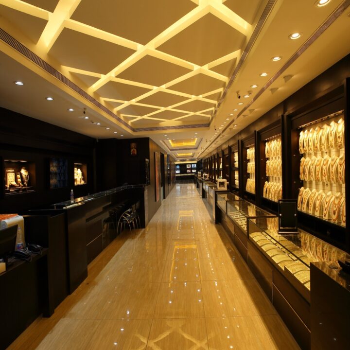 Jewellery Shop Interior Designing in Kerala